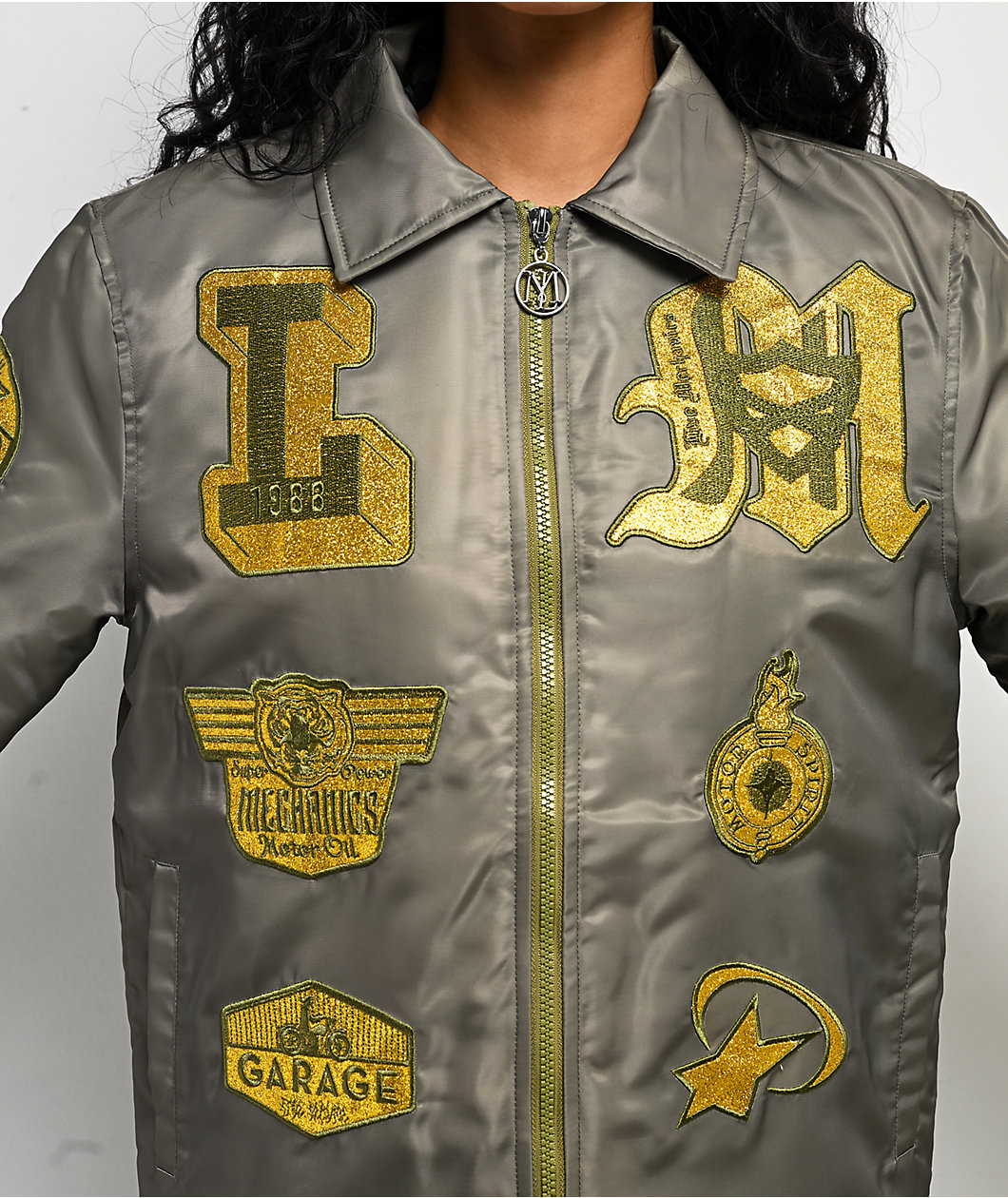 Live Mechanics Shine Well Bomber Jacket