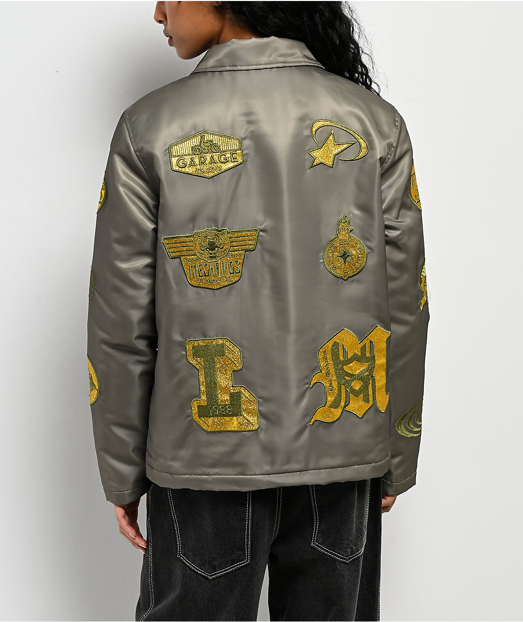 Live Mechanics Shine Well Bomber Jacket