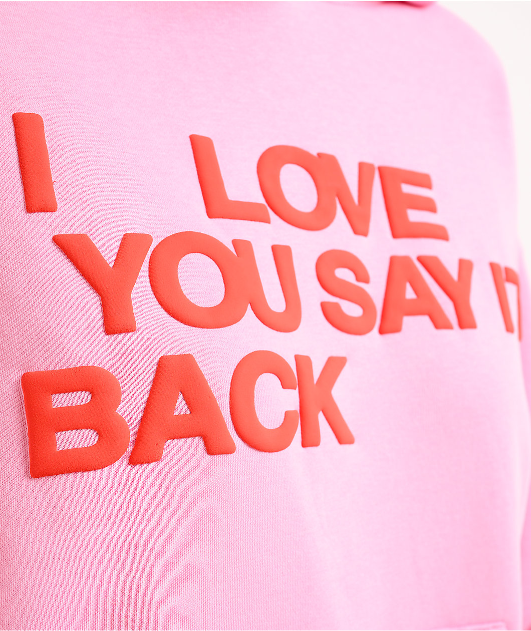 Lonely Ghost Ways To Say ILY Pink Hoodie