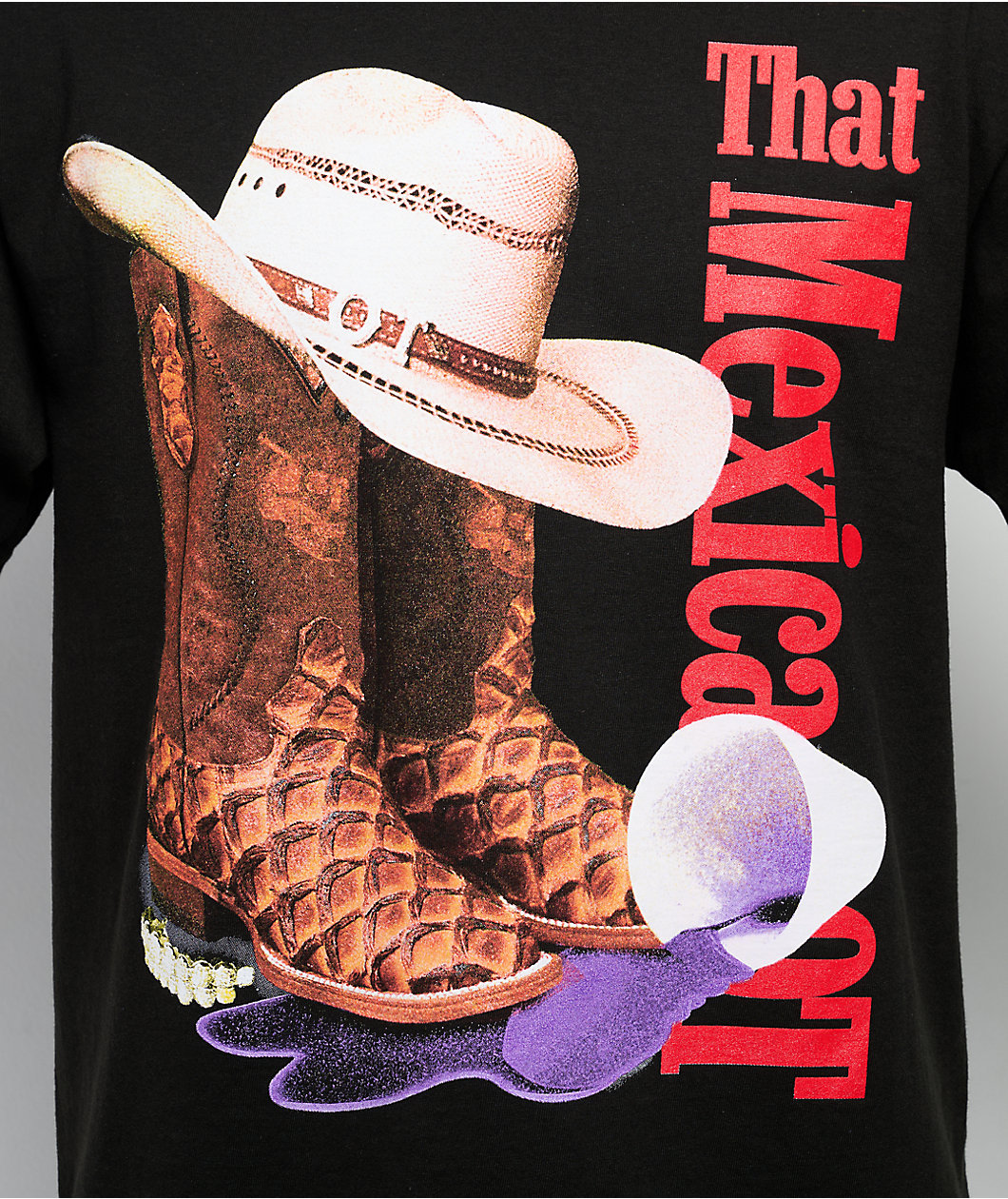 Lonestar by That Mexican OT Pirarucu Black T-Shirt