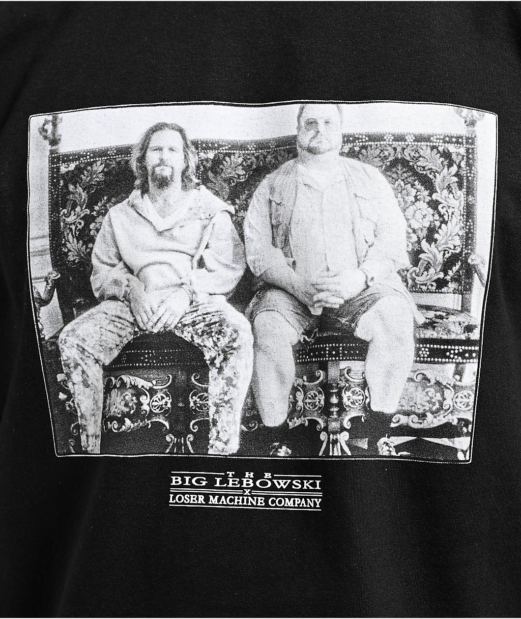 Loser Machine x The Big Lebowski One Of US Black T-Shirt