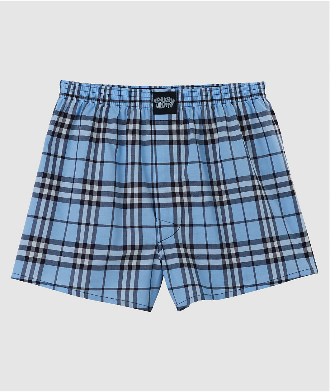 Lousy Livin Blue Checker Boxers