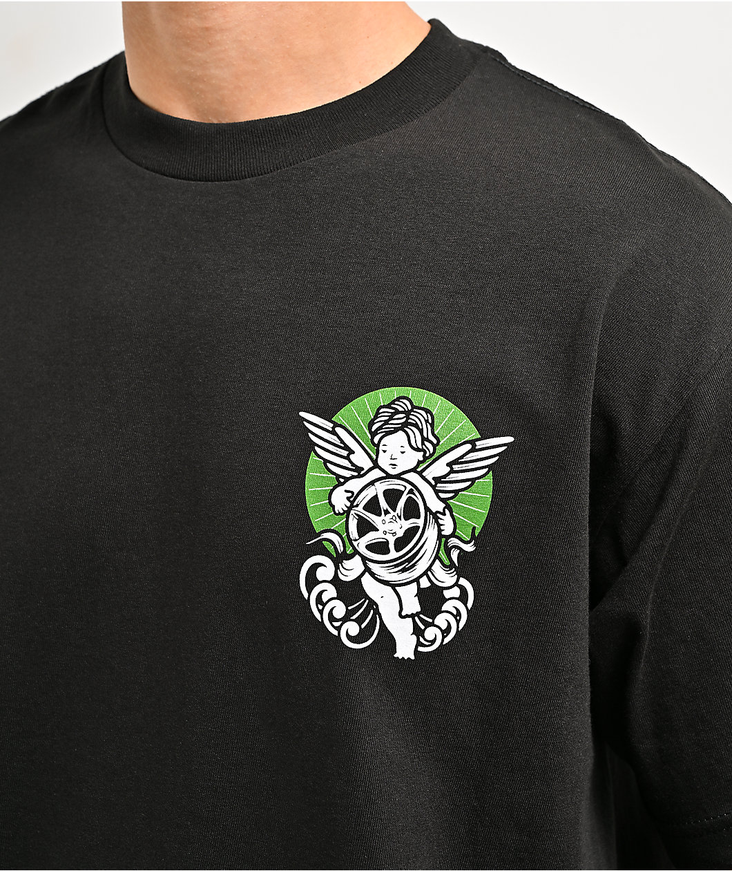 Lowered Lifestyle Live Low Cupid Black T-Shirt