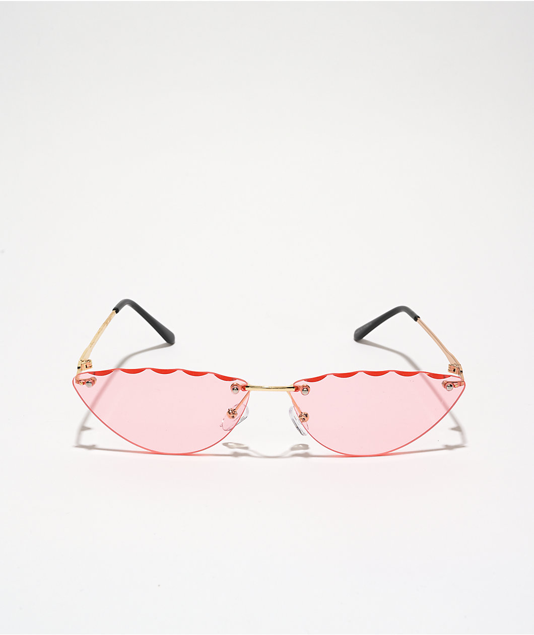 Lucky Pink Cat Eye Sunglasses