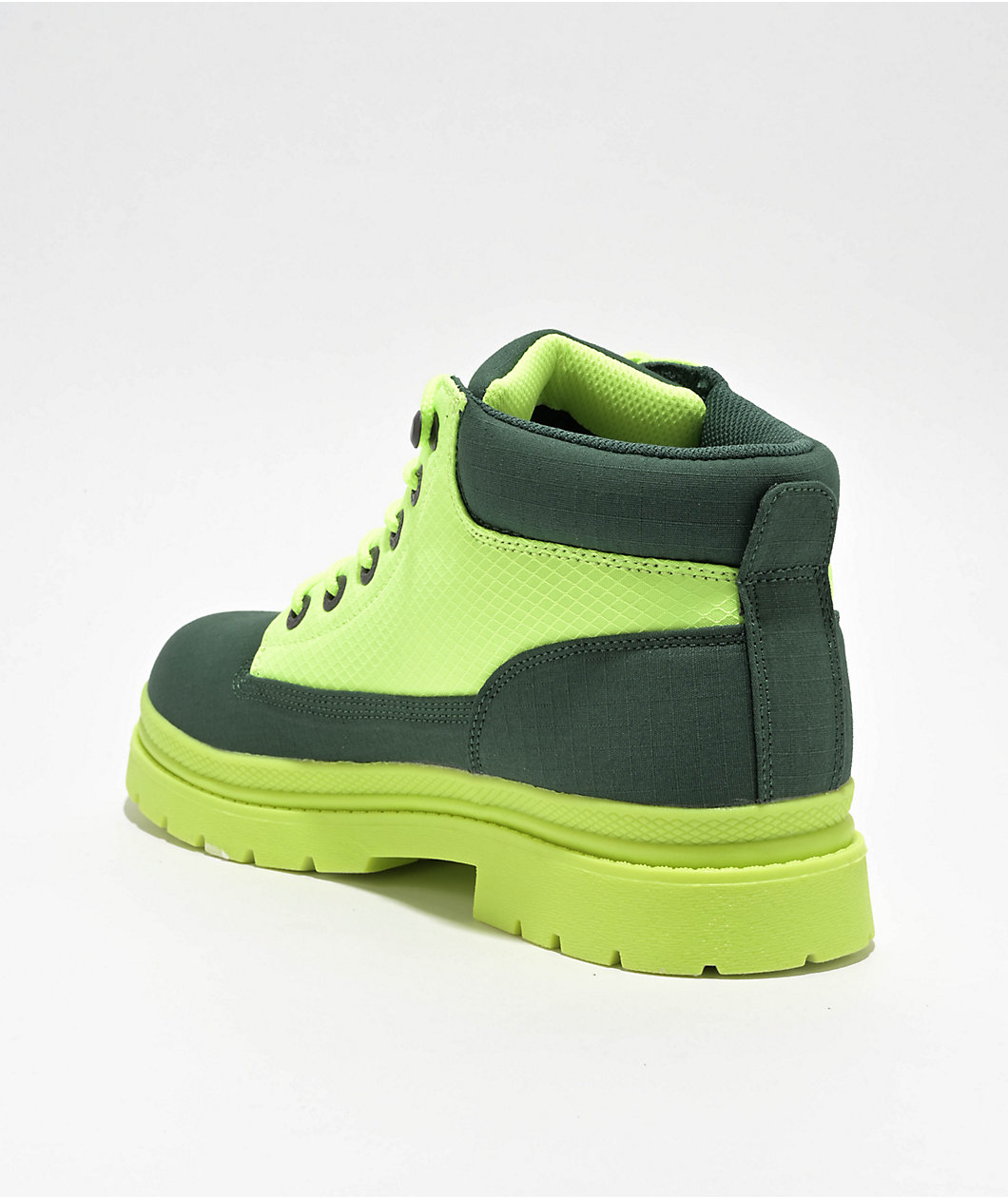 Lugz x Riff Raff Mens Drifter Ripstop Neon Icon Chukka Boots