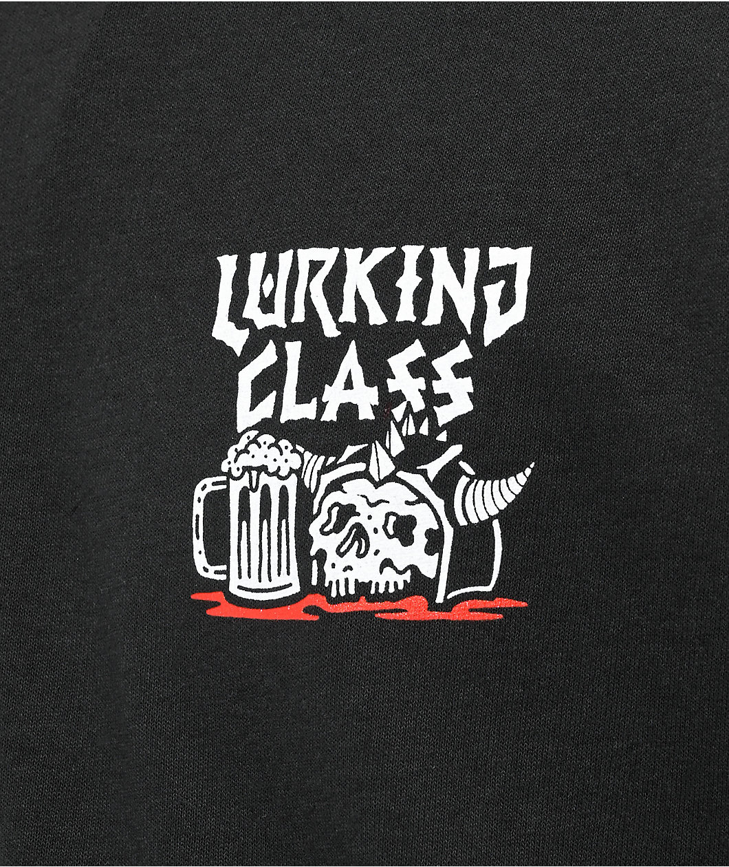 Lurking Class By Sketchy Tank Beerbarian Black T-Shirt