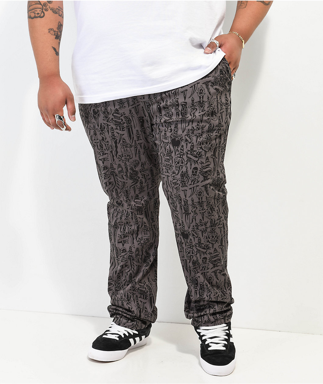 Lurking Class By Sketchy Tank Dagger Grey Pants