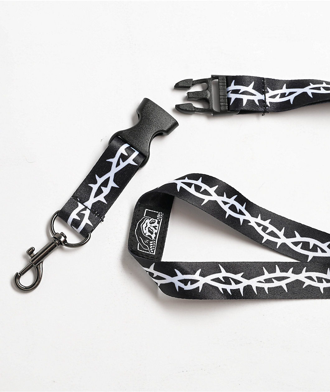 Lurking Class By Sketchy Tank Thorns Black Lanyard