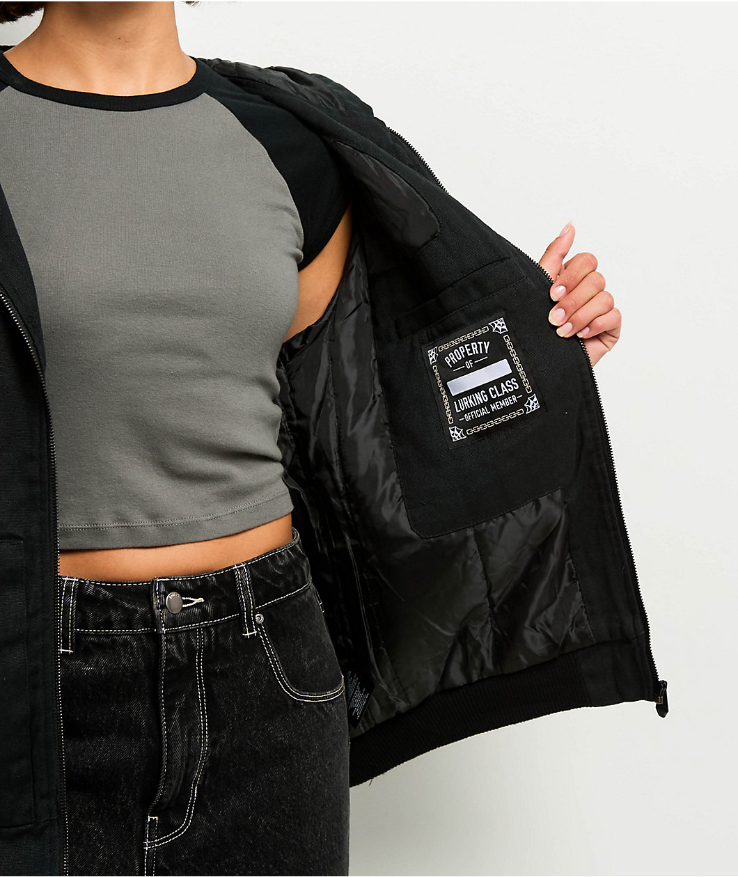 Lurking Class By Sketchy Tank Tombs Black Work Jacket
