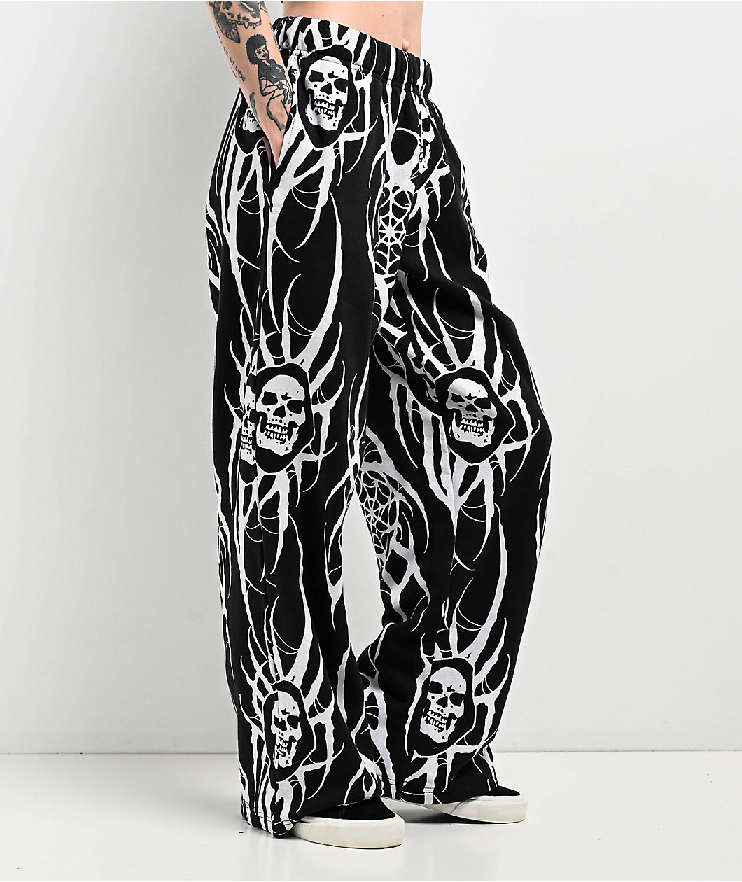 Lurking Class By Sketchy Tank x Kyle Grand Sin Black & White Sweatpants