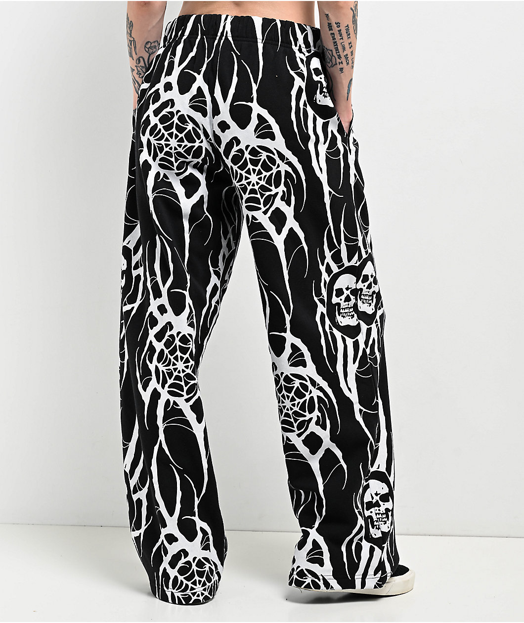 Lurking Class By Sketchy Tank x Kyle Grand Sin Black & White Sweatpants