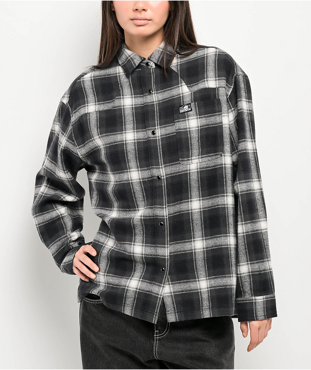 Lurking Class Don't Pray For Me Black Flannel Shirt