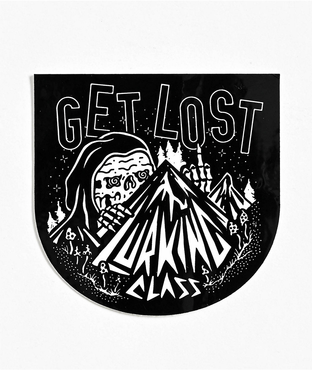 Lurking Class Get Lost Sticker