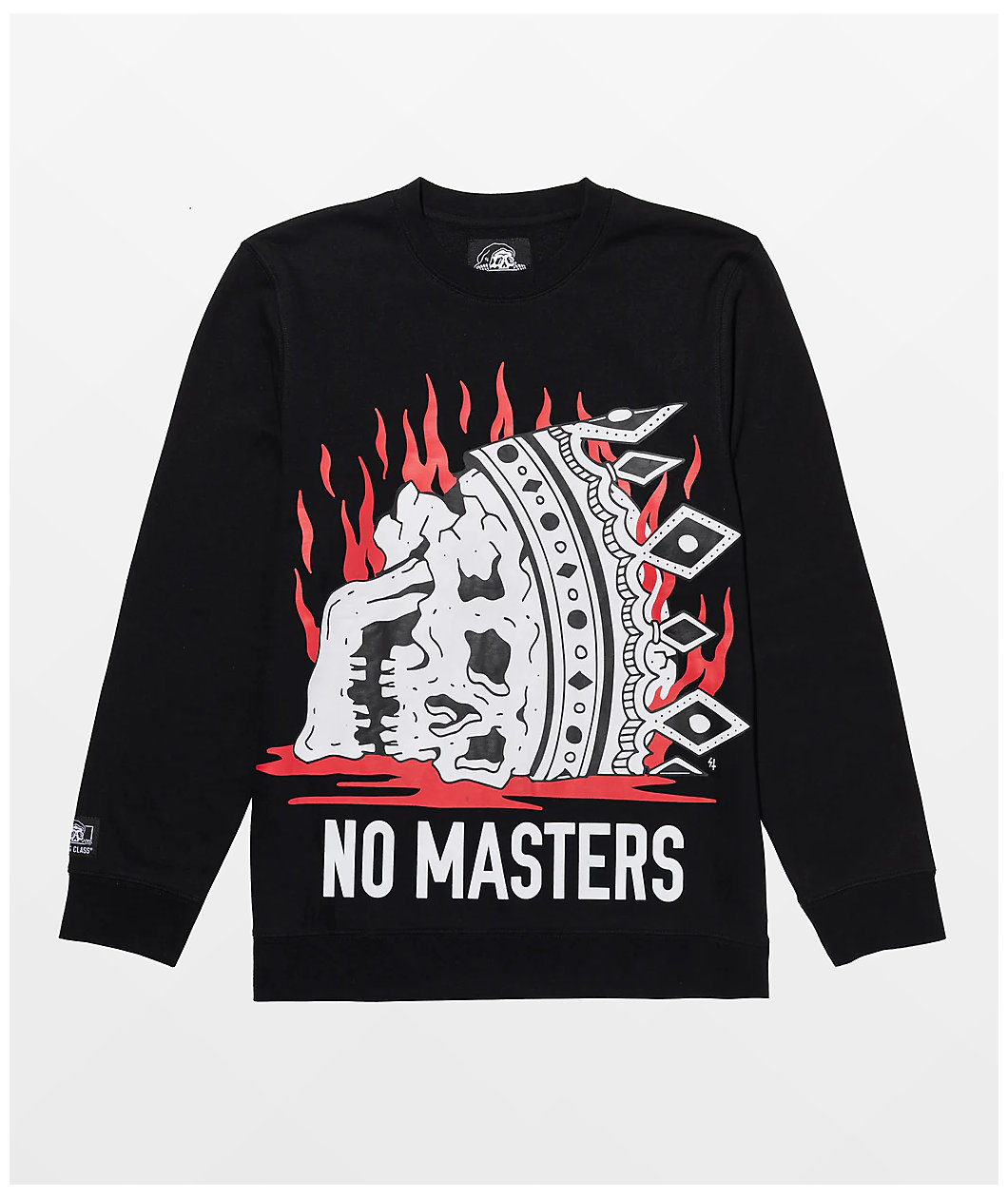 Lurking Class No Masters Black Crewneck