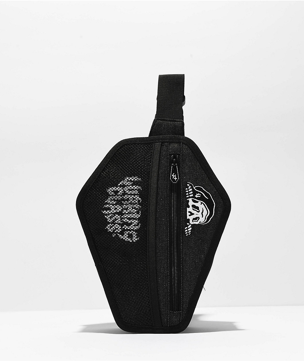 Lurking Class by Sketchy Coffin Washed Black Fanny Pack