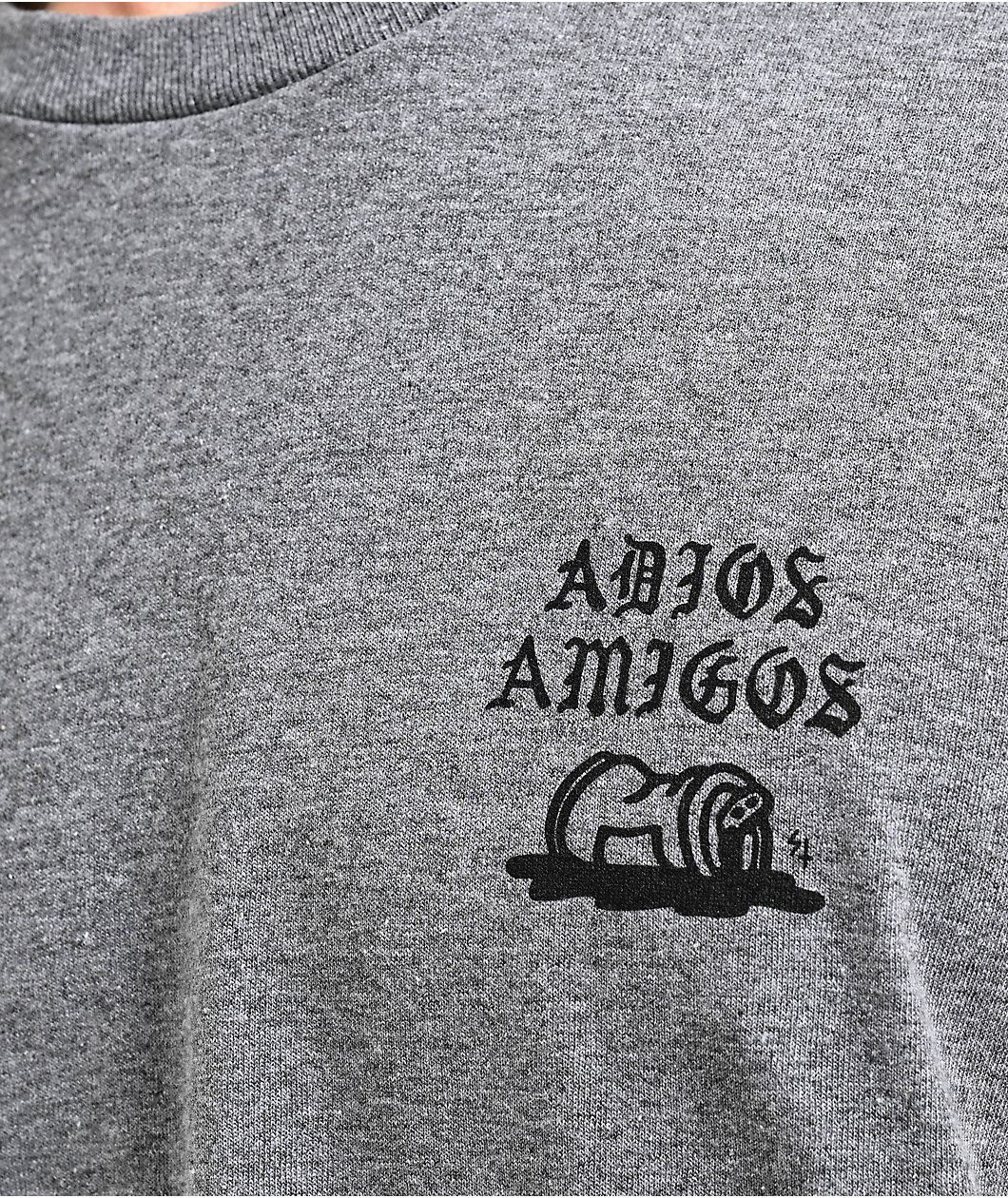 Lurking Class by Sketchy Tank Adios Grey T-Shirt