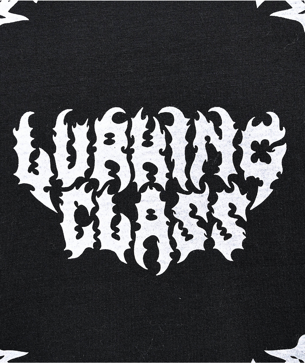 Lurking Class by Sketchy Tank Barbed Wire Black T-Shirt