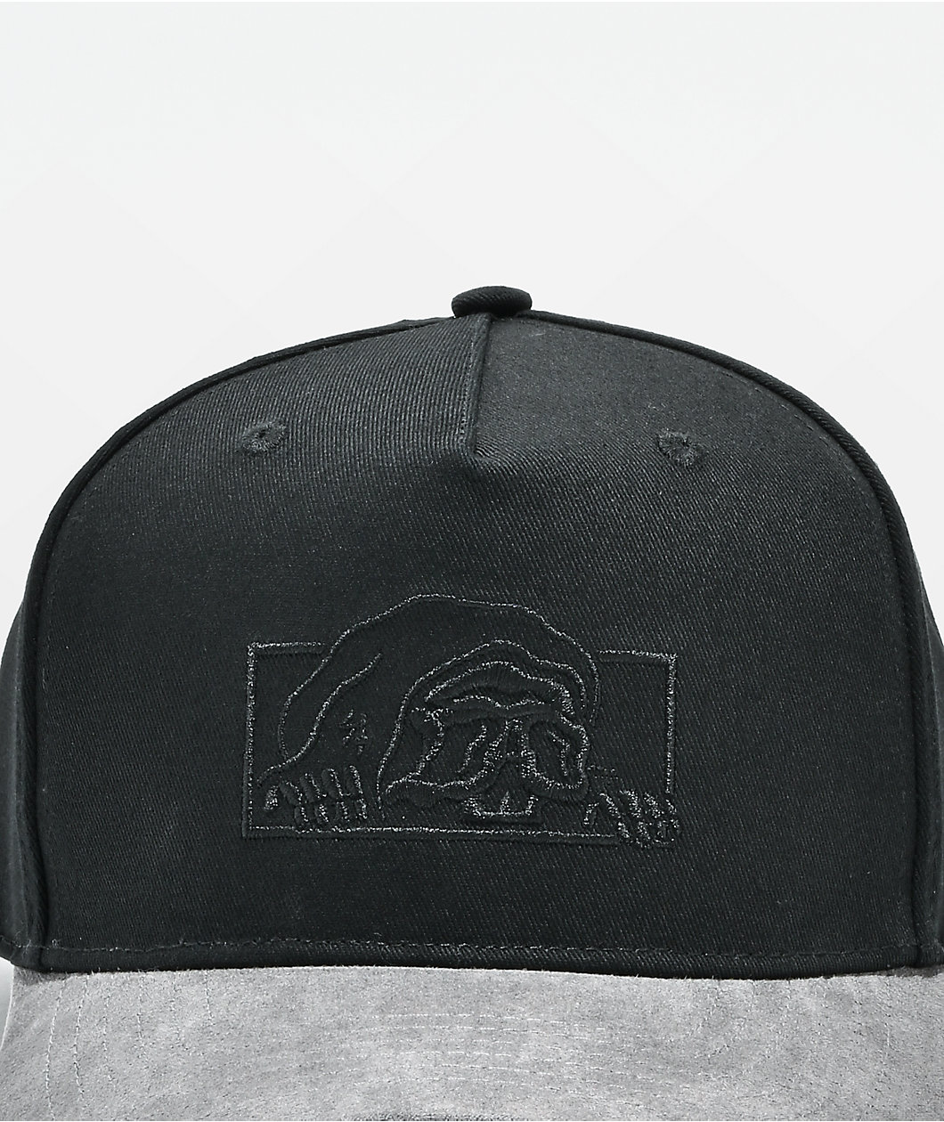 Lurking Class by Sketchy Tank Box Logo Tonal Black Snapback Hat