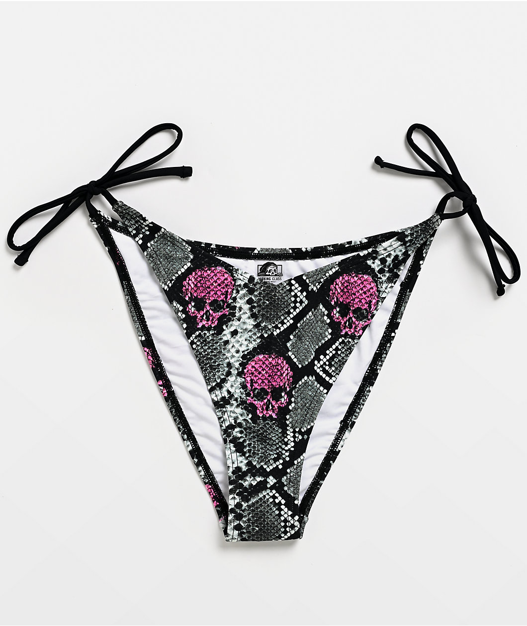 Lurking Class by Sketchy Tank Burmese Snakeskin High Leg Bikini Bottom