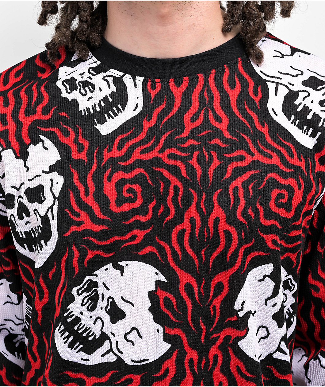 Lurking Class by Sketchy Tank Burner Black Long Sleeve Thermal Shirt