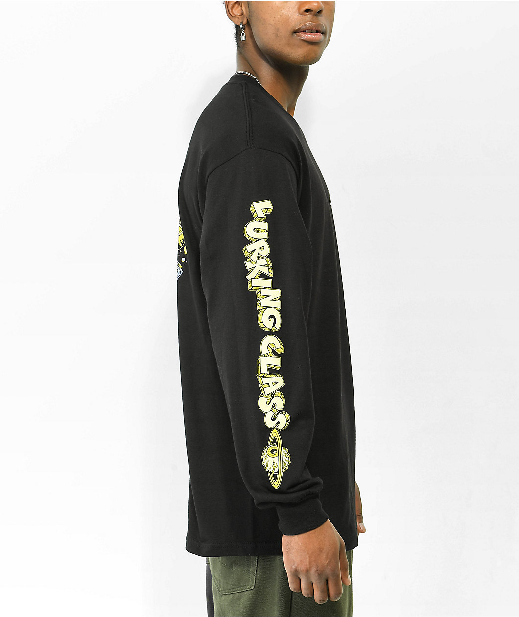 Lurking Class by Sketchy Tank Burrito Breath Dealer Black Long Sleeve T-Shirt