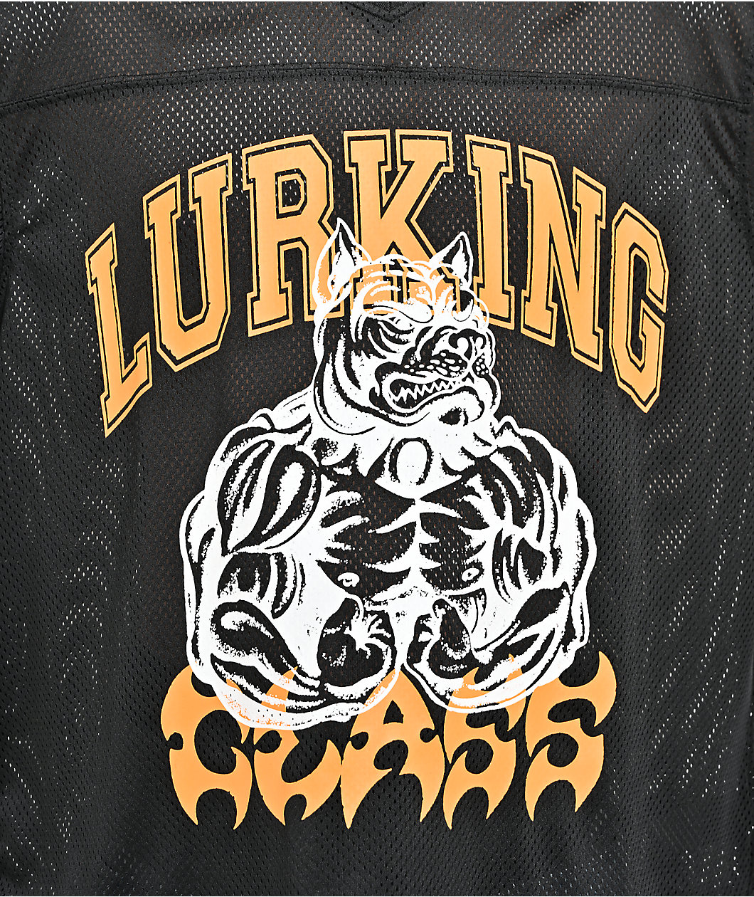 Lurking Class by Sketchy Tank Class Of 86 Black Crop Football Jersey