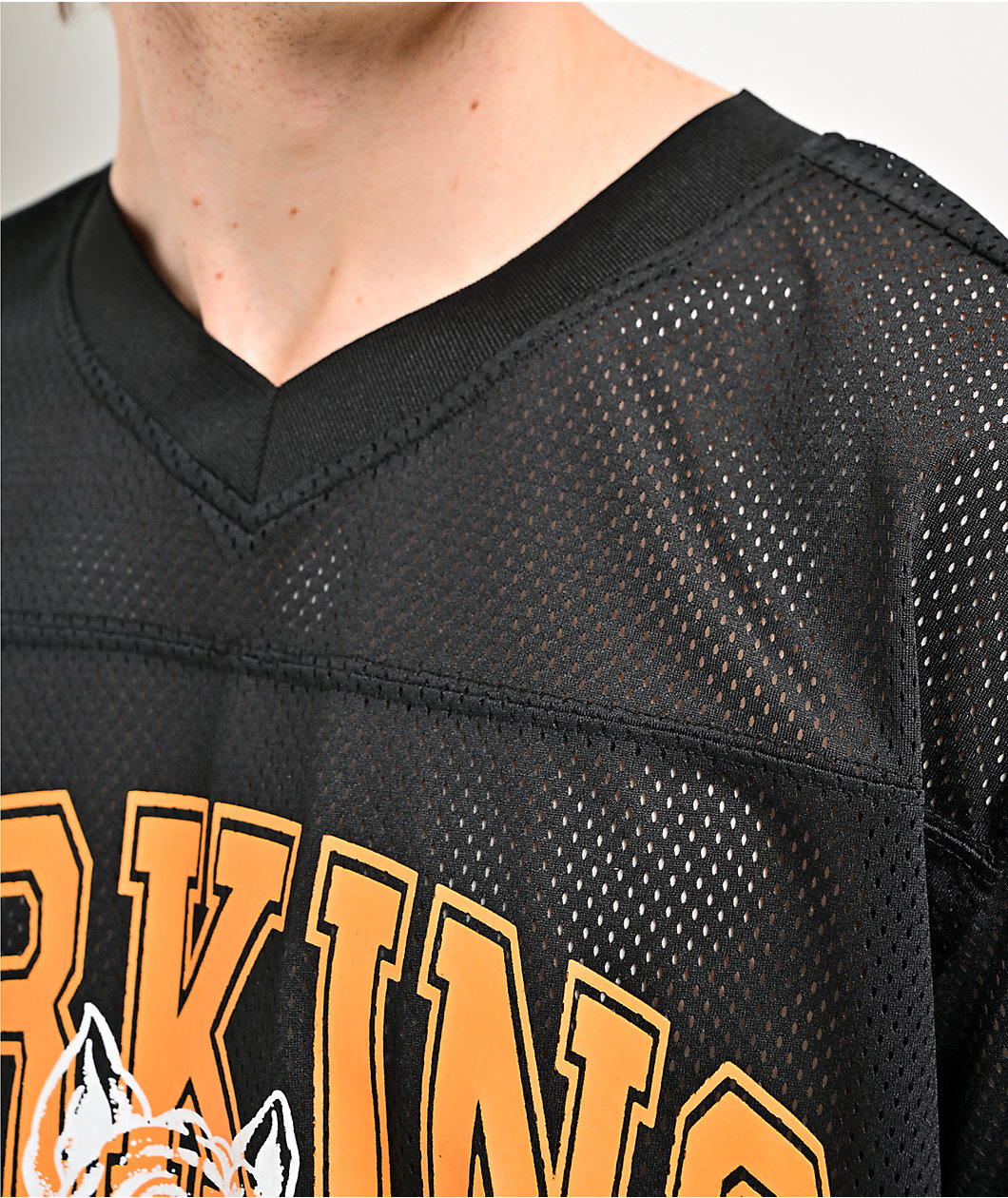 Lurking Class by Sketchy Tank Class Of 86 Black Crop Football Jersey