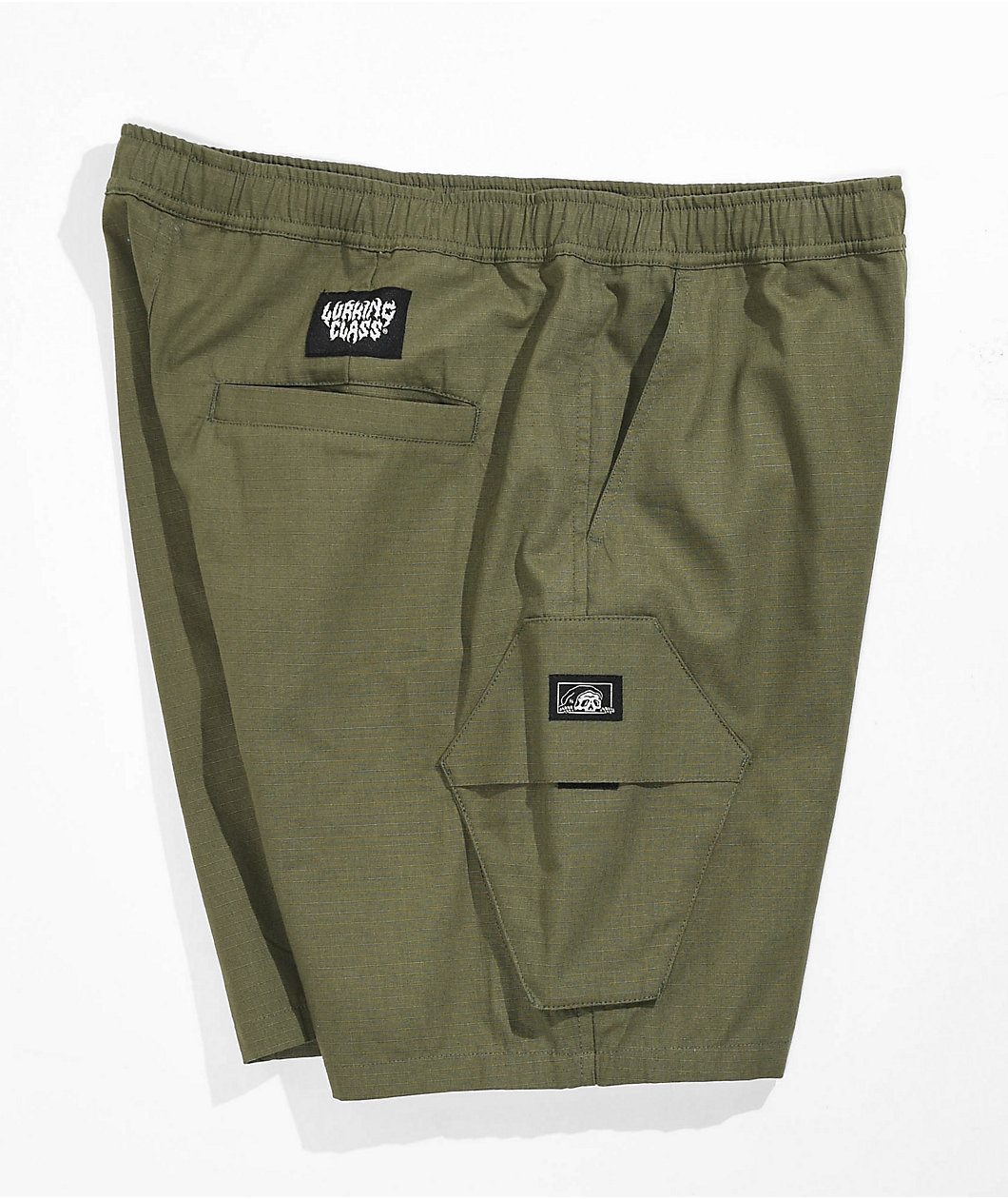 Lurking Class by Sketchy Tank Coffin Olive Cargo Shorts