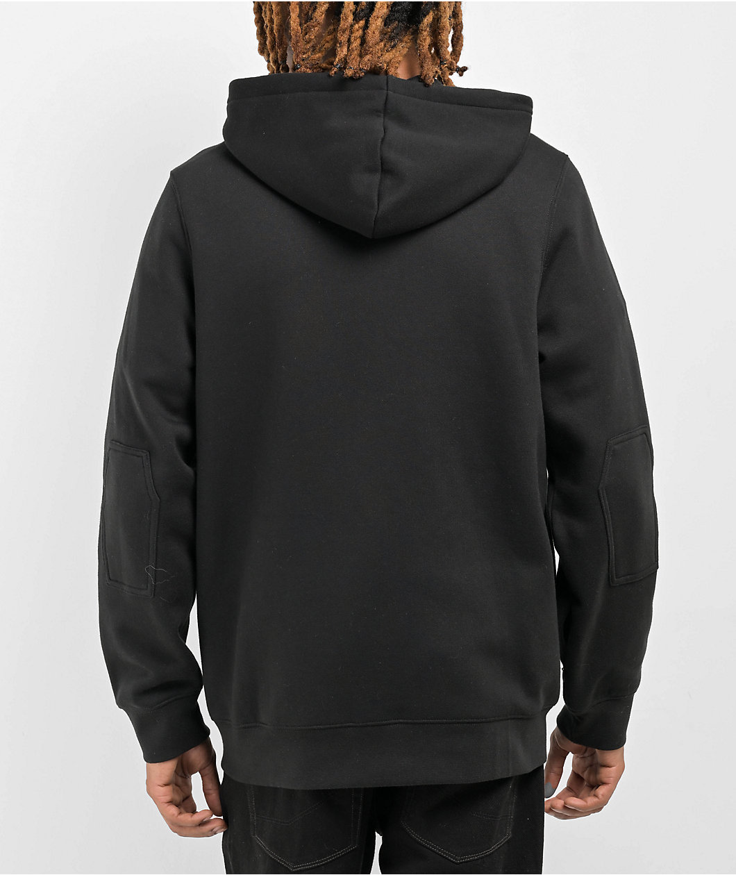 Lurking Class by Sketchy Tank Corner Black Zip Hoodie