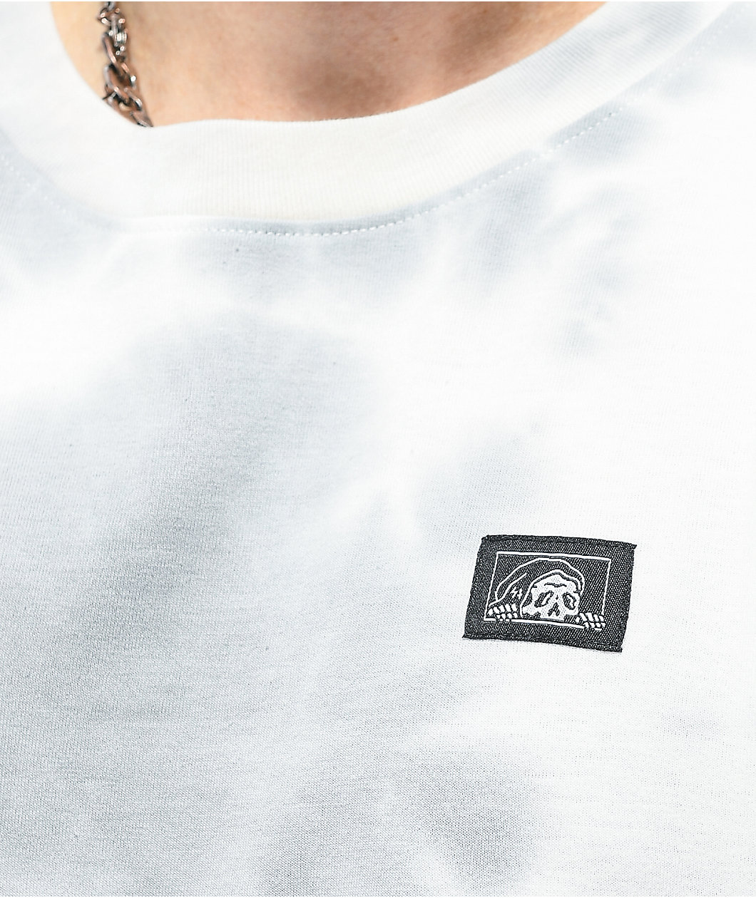 Lurking Class by Sketchy Tank Cracked White Tie Dye Long Sleeve T-Shirt