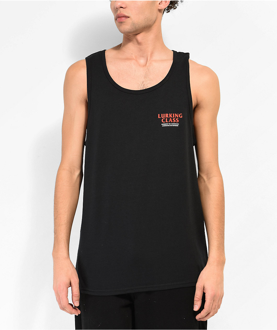 Lurking Class by Sketchy Tank Destroy Black Tank Top