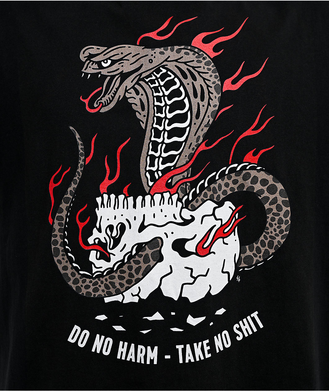 Lurking Class by Sketchy Tank Do No Harm Black T-Shirt