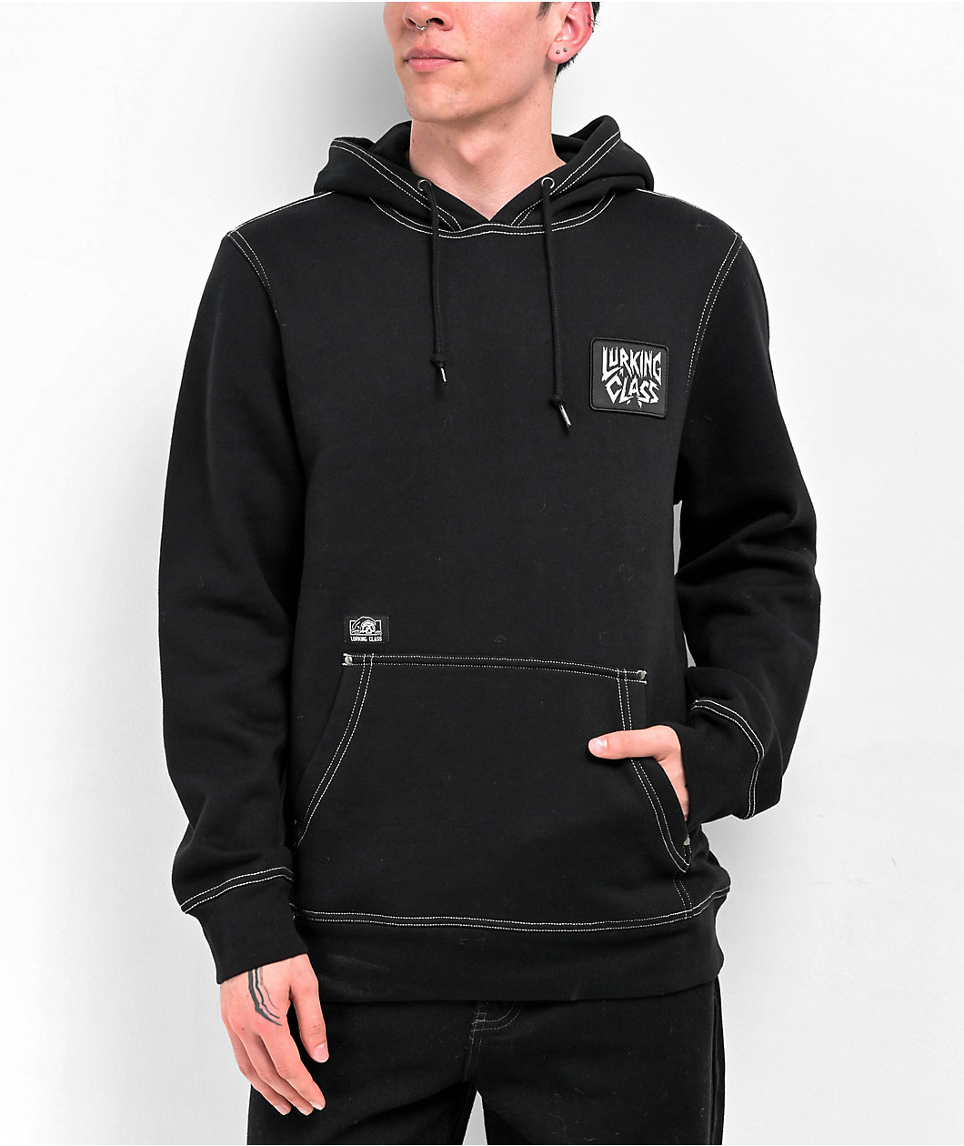 Lurking Class by Sketchy Tank Do Not Enter Black Hoodie