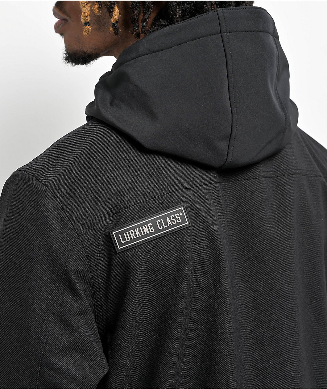 Lurking Class by Sketchy Tank Double Death Black Snowboard Jacket