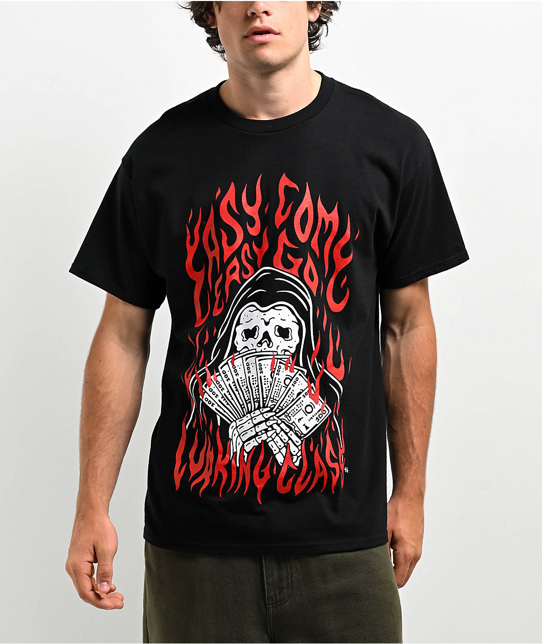 Lurking Class by Sketchy Tank Easy Black T-Shirt