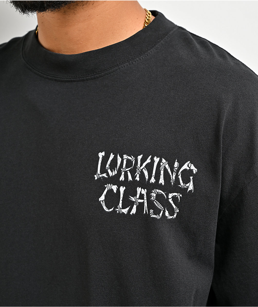 Lurking Class by Sketchy Tank Fun Guy Black T-Shirt