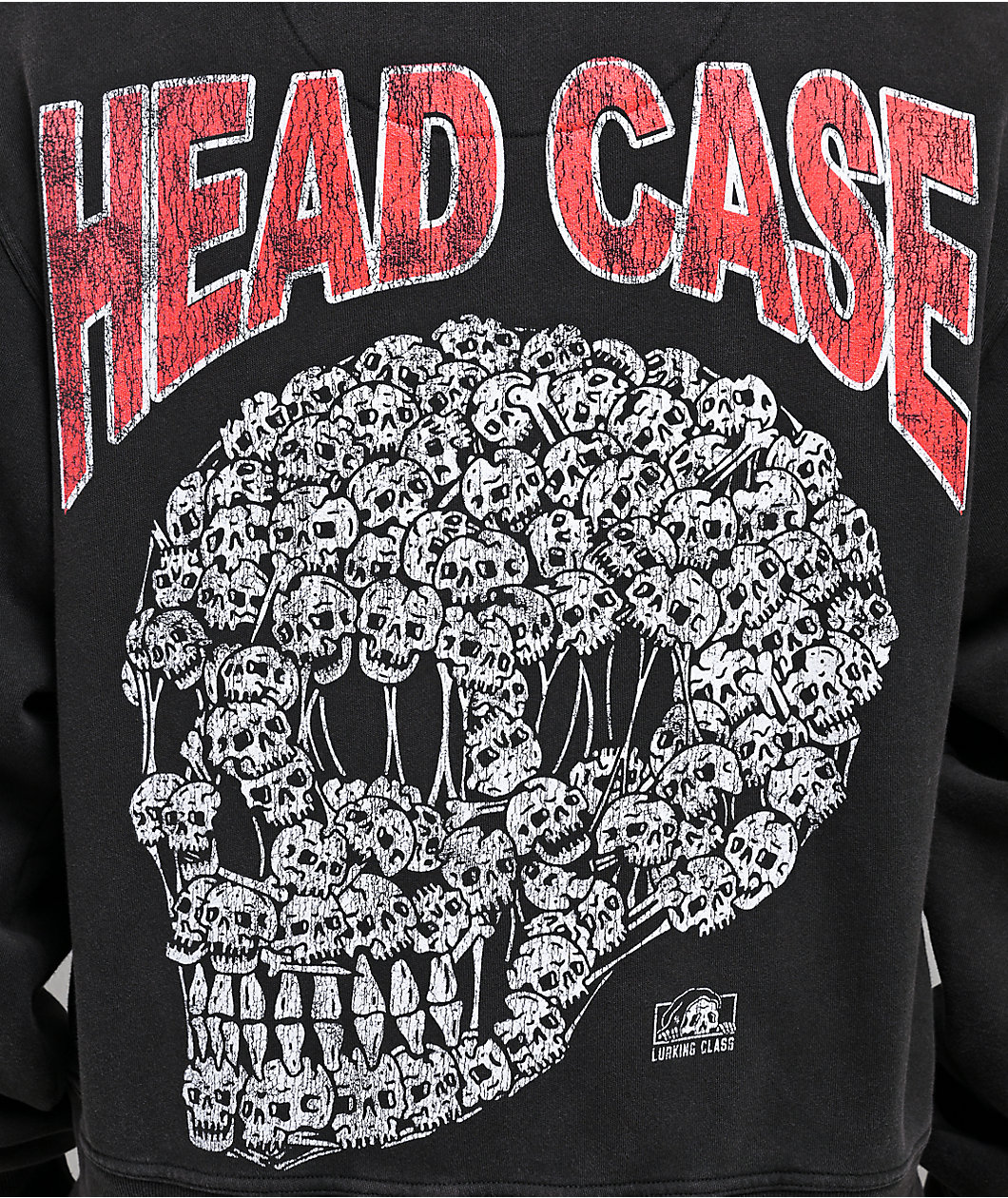Lurking Class by Sketchy Tank Head Case Black Wash Zip Hoodie