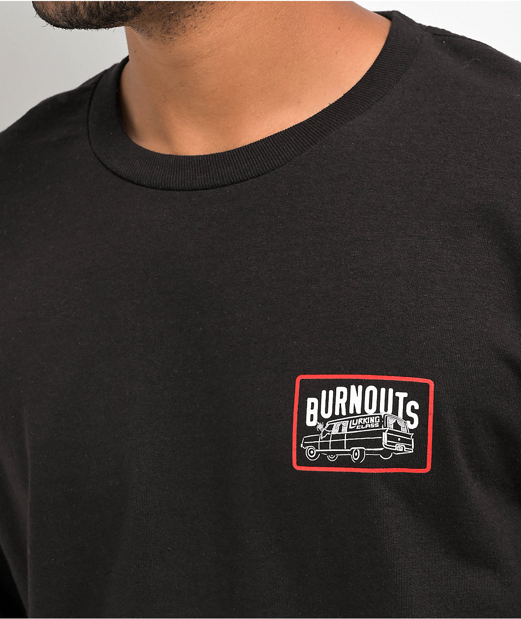 Lurking Class by Sketchy Tank Hearse Black Long Sleeve T-Shirt