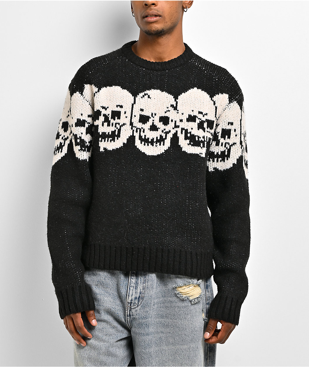 Lurking Class by Sketchy Tank Judgment Day Black Sweater