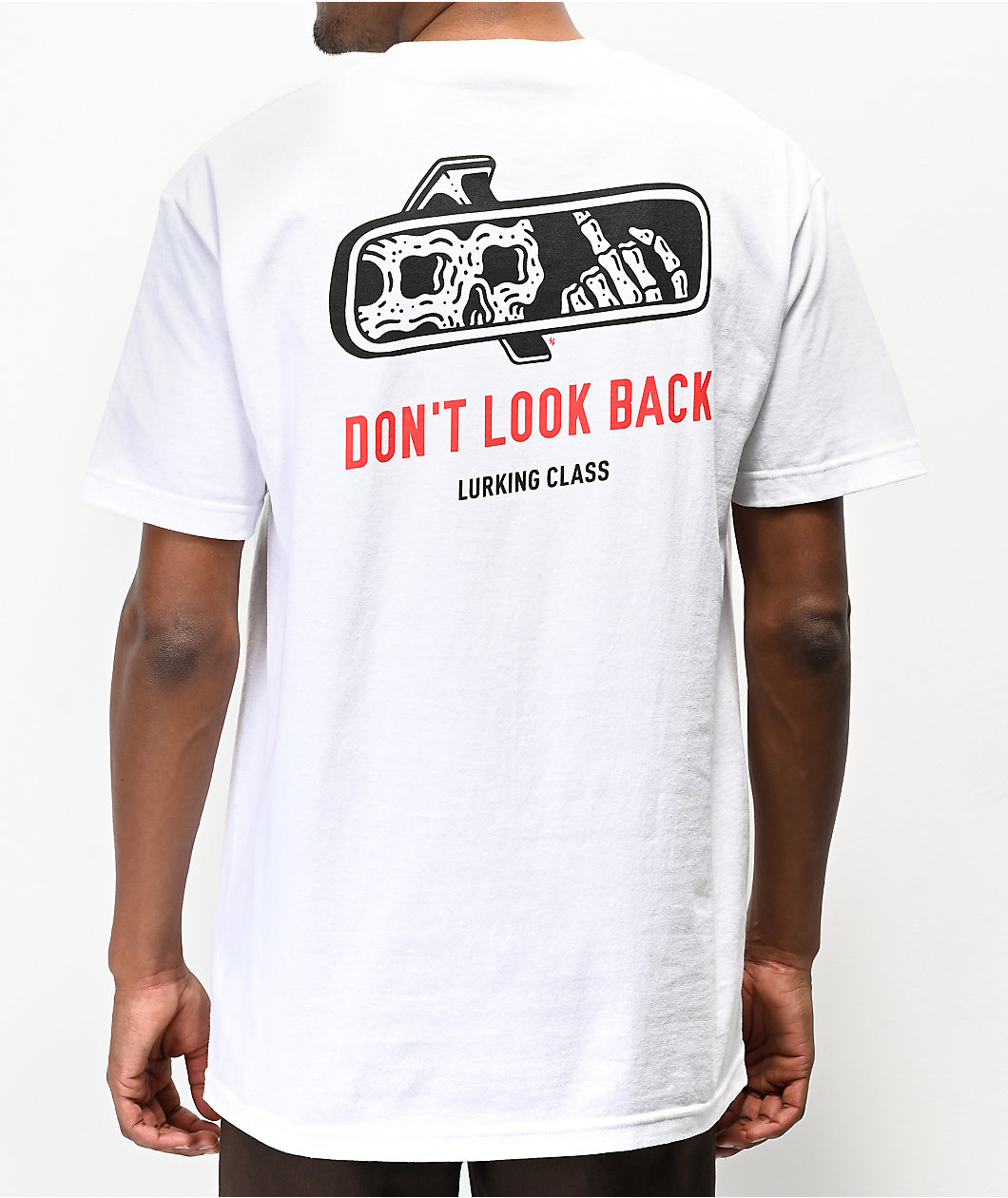 Lurking Class by Sketchy Tank Look Back White T-Shirt