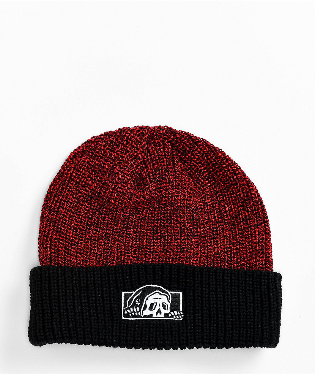 Lurking Class by Sketchy Tank Lurker Box Logo Black & Red Beanie