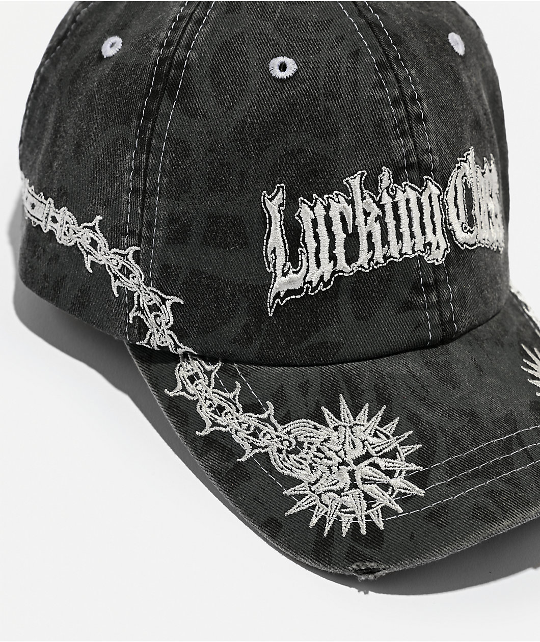 Lurking Class by Sketchy Tank Maced Black Wash Strapback Hat