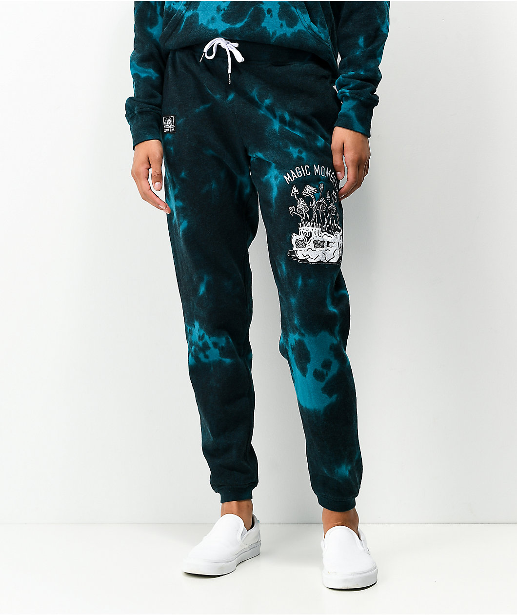 Lurking Class by Sketchy Tank Magic Moments Blue Tie Dye Jogger Sweatpants