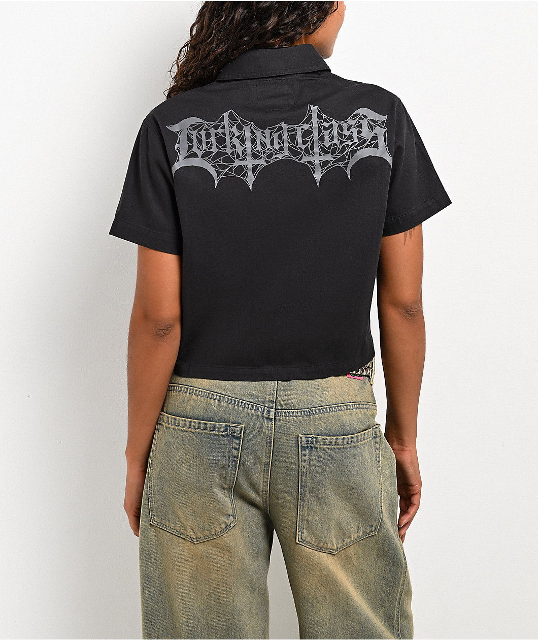Lurking Class by Sketchy Tank Memento Mori Grey Work Shirt