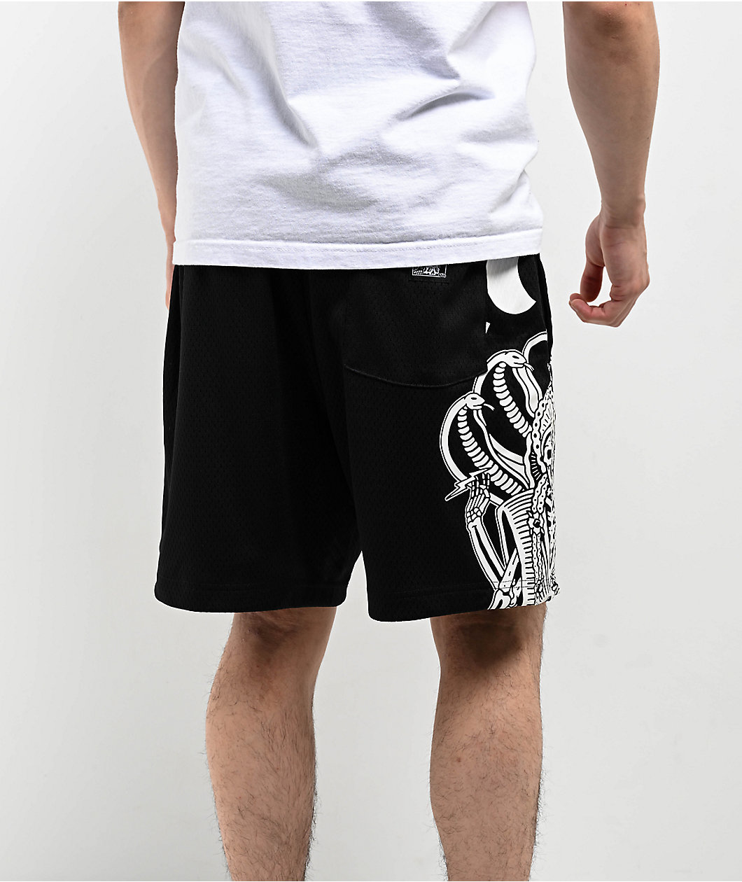 Lurking Class by Sketchy Tank Moons Black Mesh Shorts