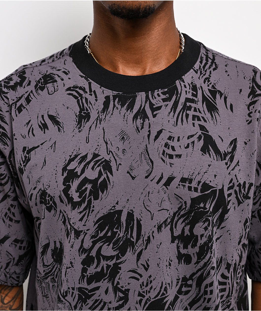 Lurking Class by Sketchy Tank Neptune Grey T-Shirt