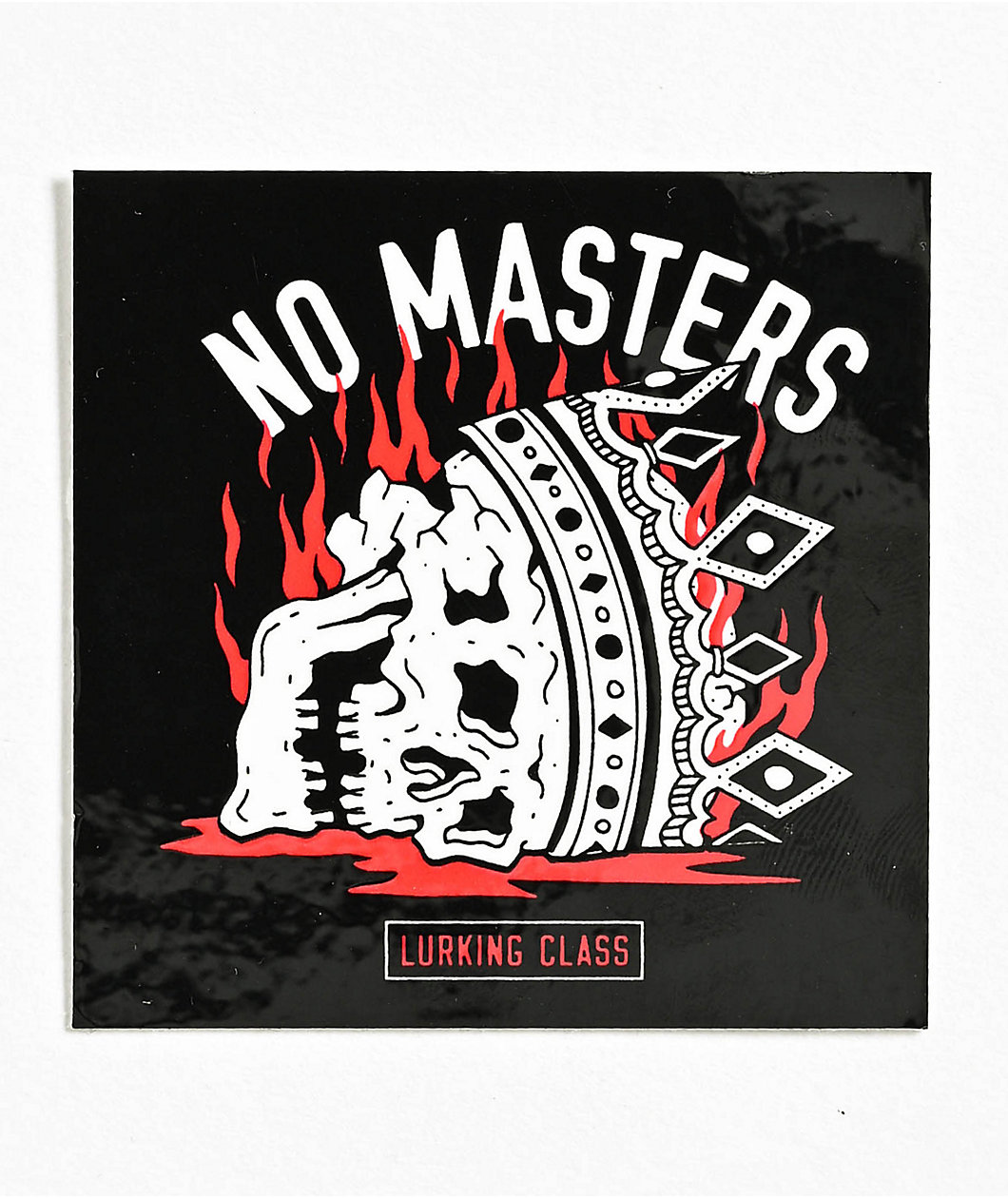 Lurking Class by Sketchy Tank No Masters Black Sticker | Hamilton Place