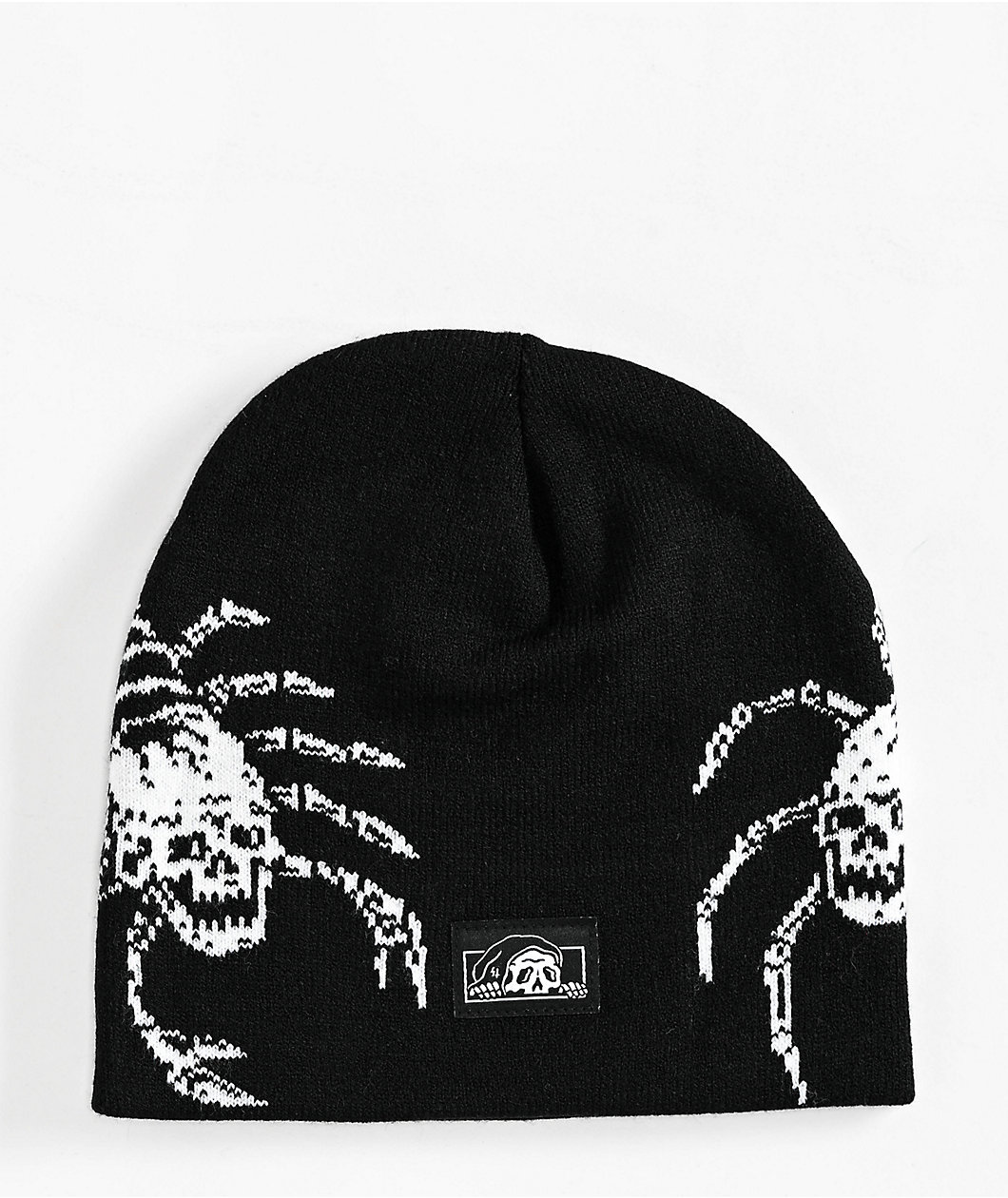 Lurking Class by Sketchy Tank Nomad Skully Black Beanie