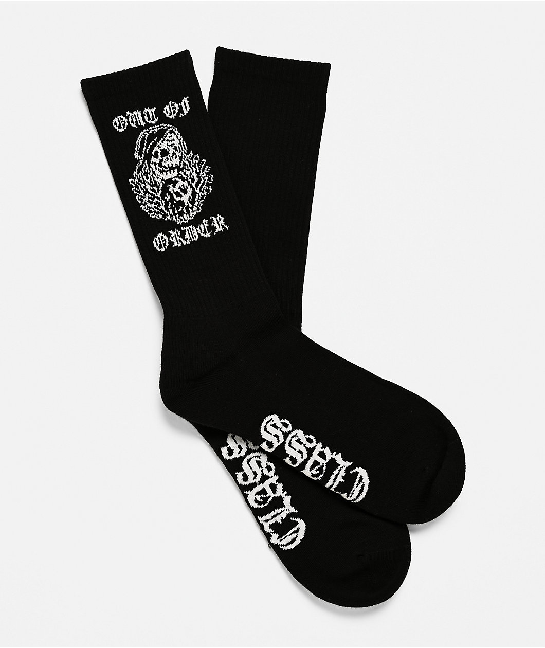 Lurking Class by Sketchy Tank Out Of Order Black Crew Socks