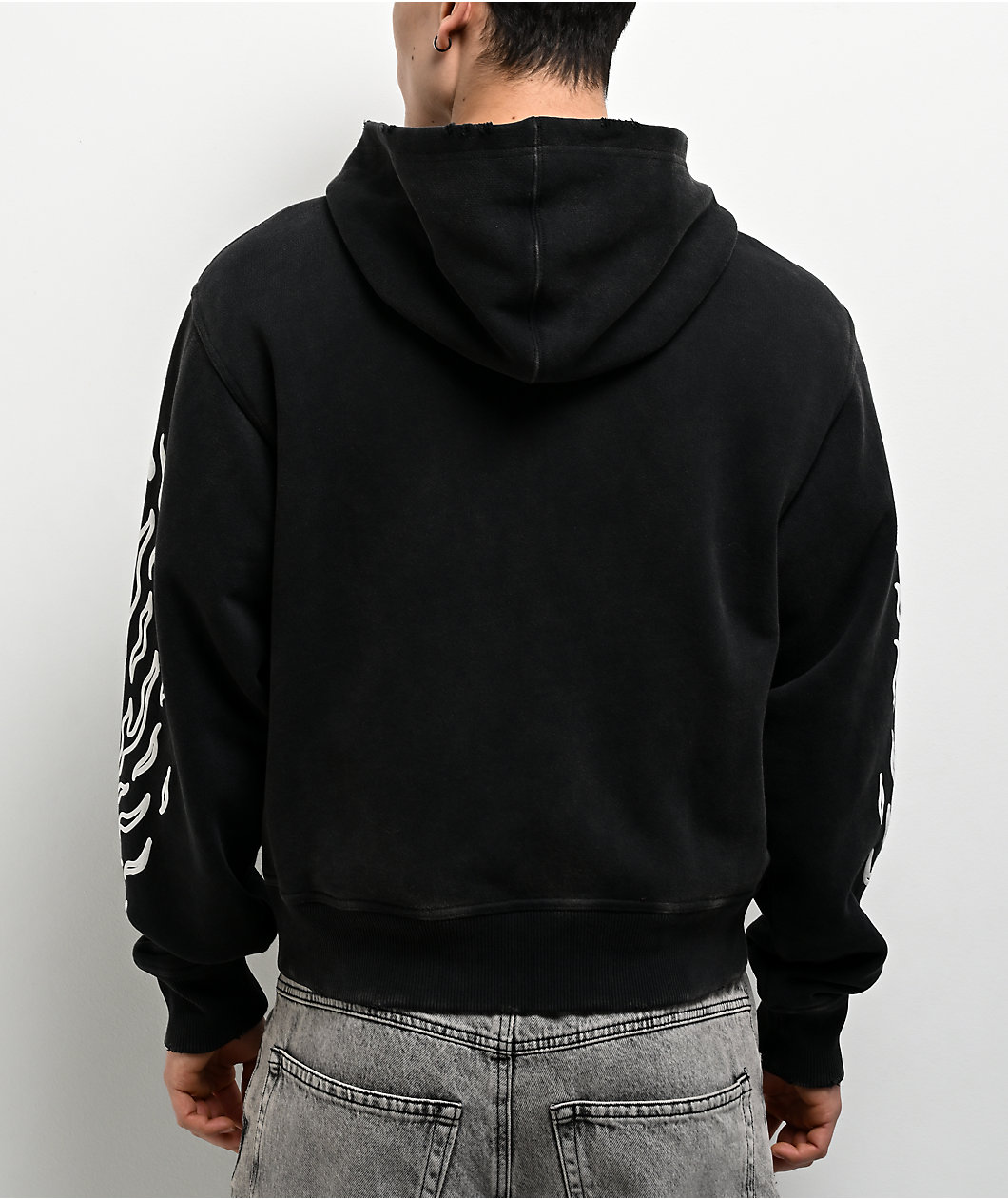 Lurking Class by Sketchy Tank Out Of Order Charcoal Wash Zip Hoodie